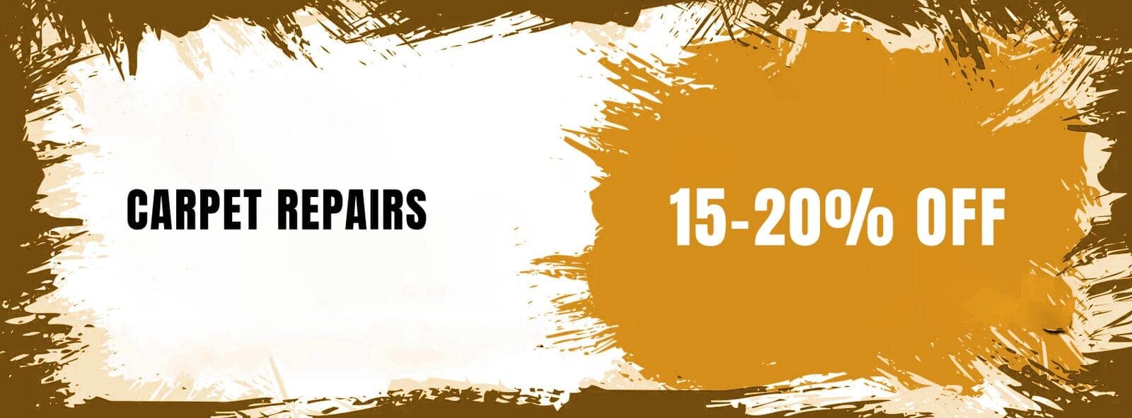 Carpet Repair 1-20 off coupon