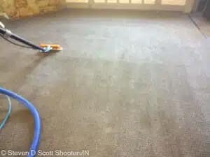 final phase carpet cleaning large room