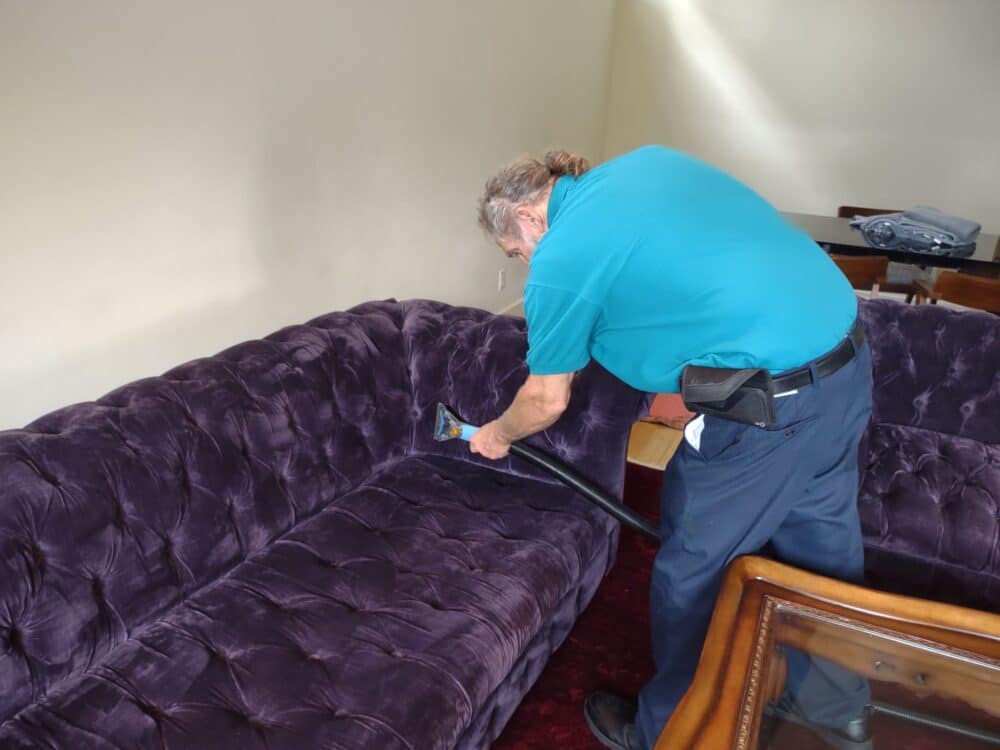 Upholstery cleaning service